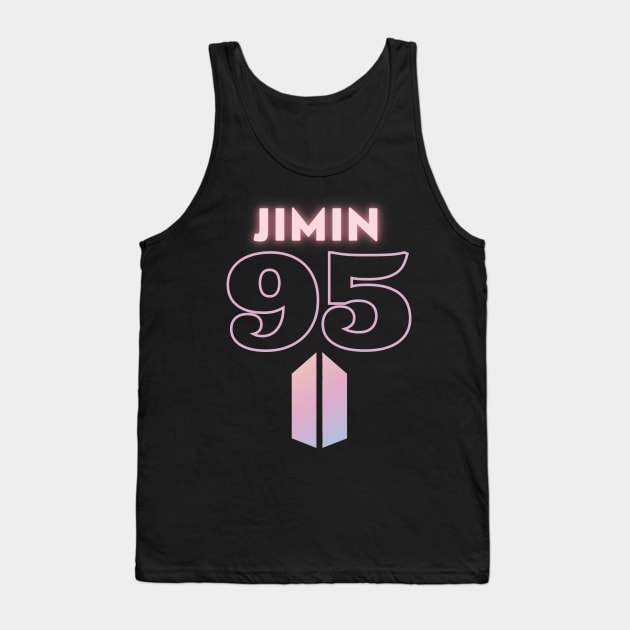 BTS Jimin 95: Logo Tank Top by TheMochiLife